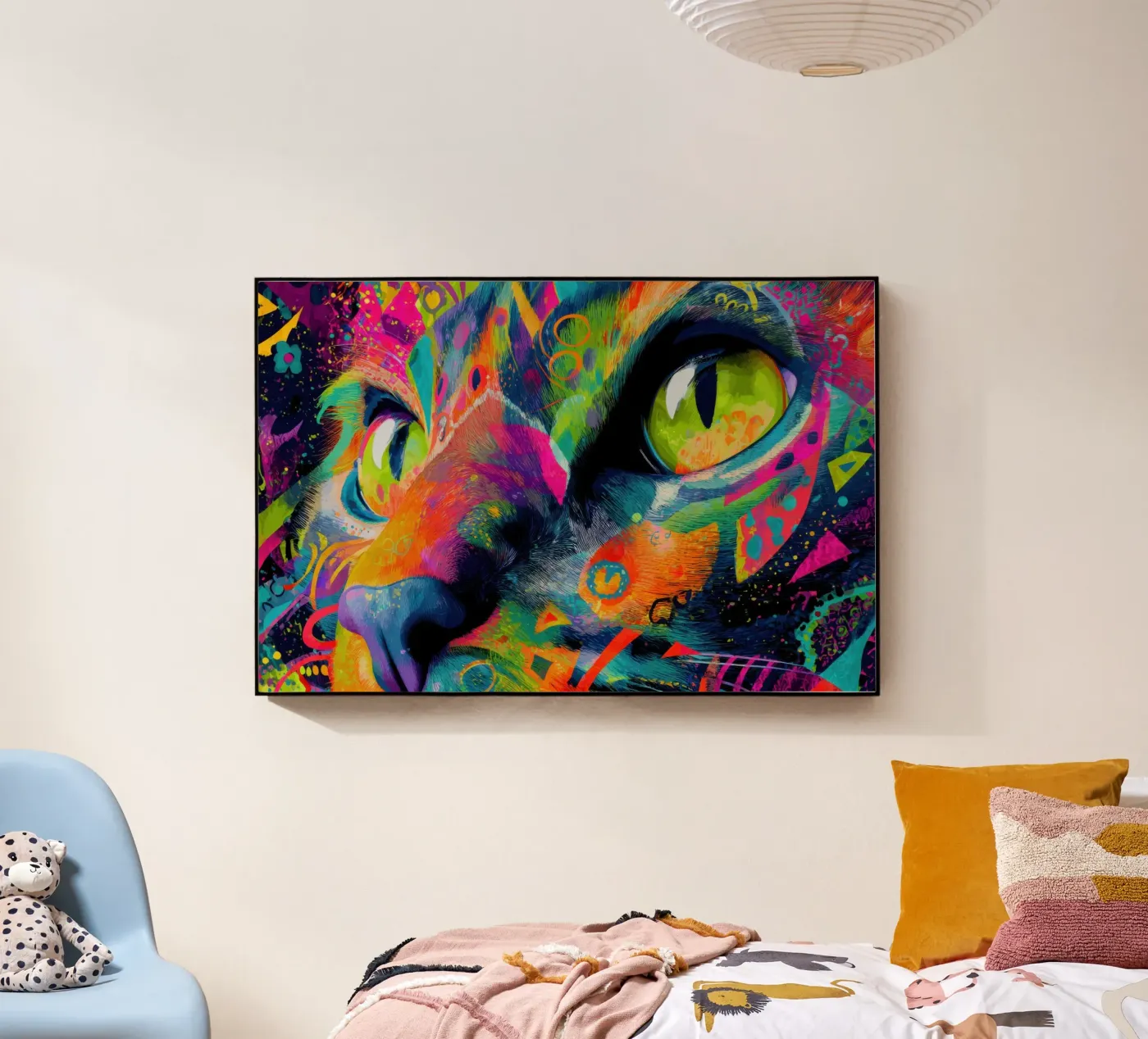 Cat Acryl-Glas von Art Unleashed