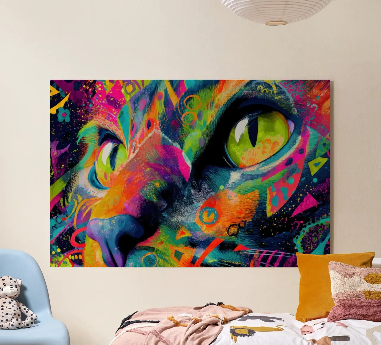 Cat plexiglas de Art Unleashed