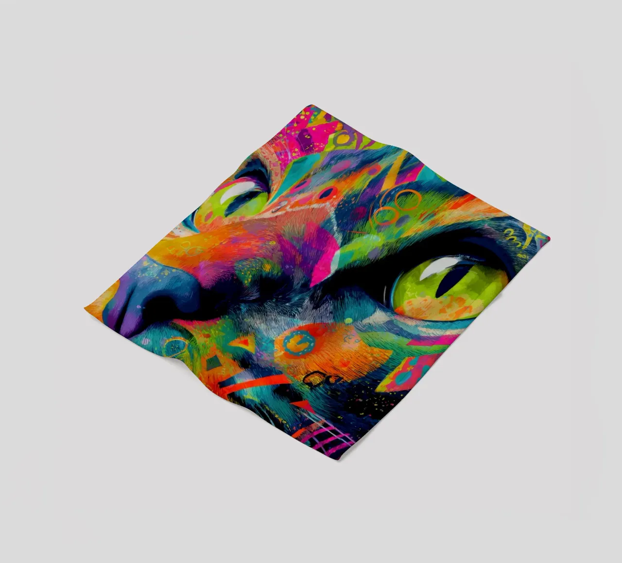 Cat fleecedeken van Art Unleashed