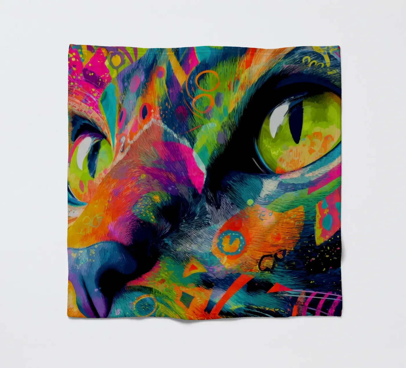 Cat Fleecedecke von Art Unleashed