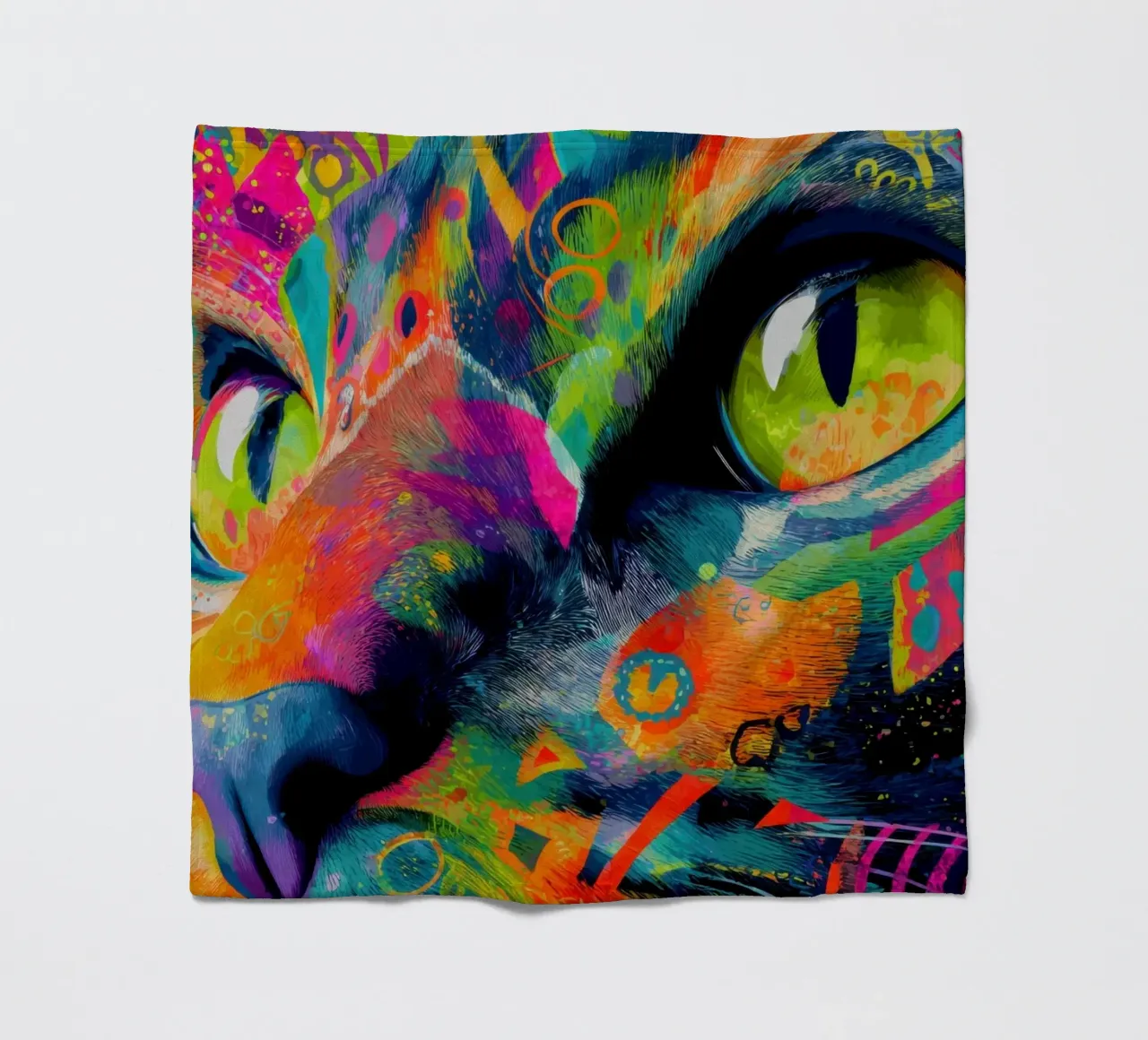 Cat fleecedeken van Art Unleashed