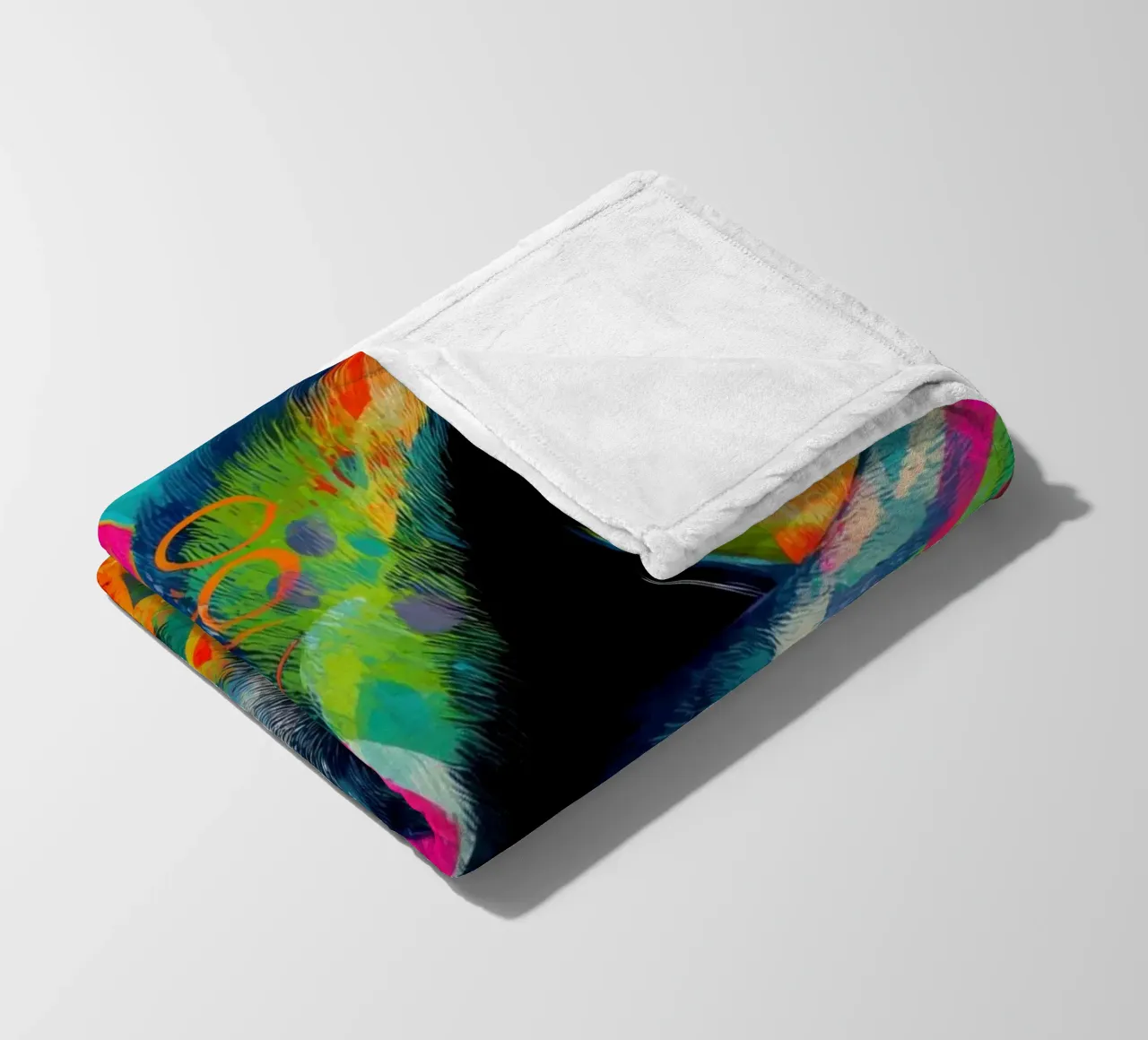 Cat fleecedeken van Art Unleashed