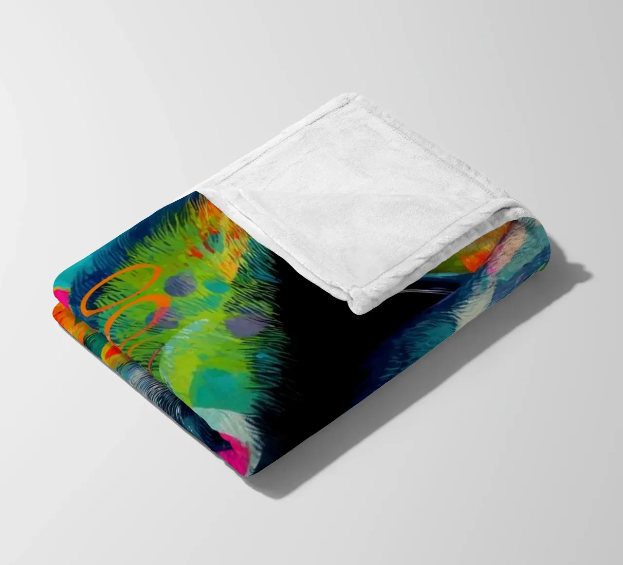 Cat fleecedeken van Art Unleashed