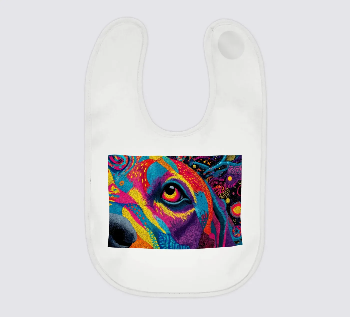 Dog baby bib by Art Unleashed