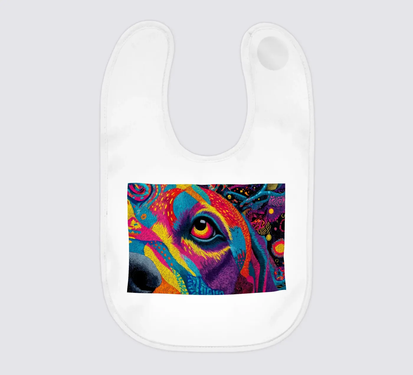 Dog baby bib by Art Unleashed