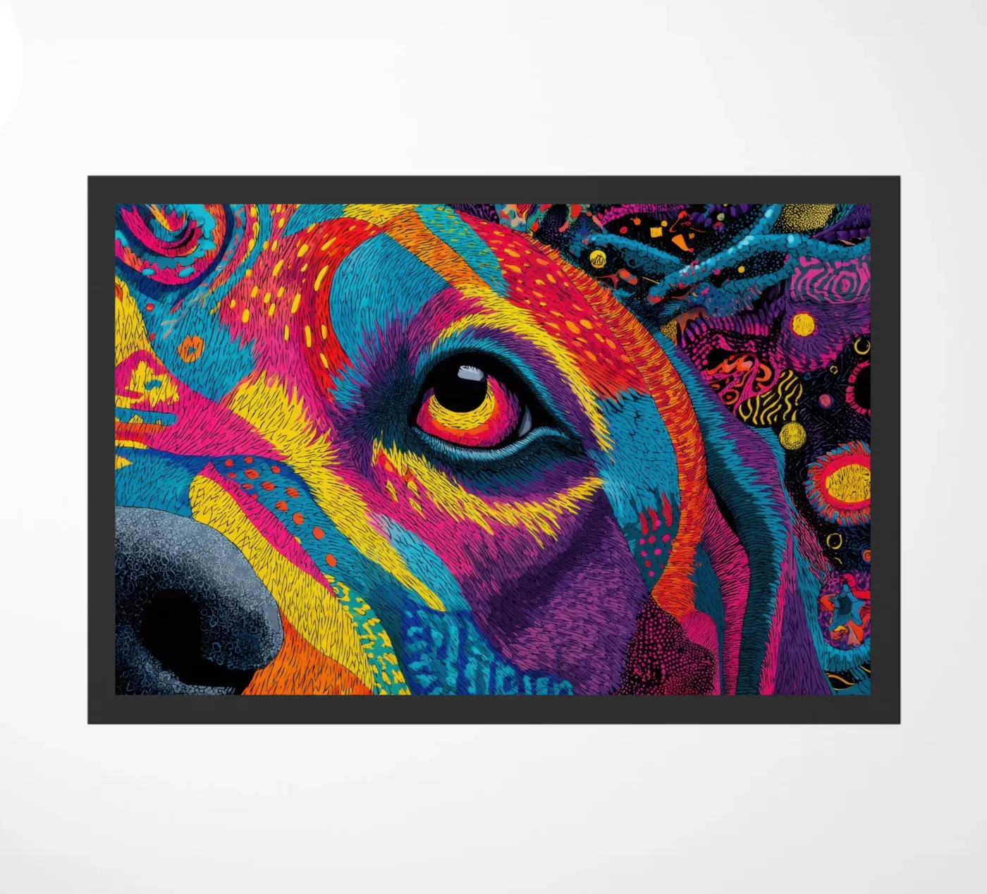 Dog doormat by Art Unleashed
