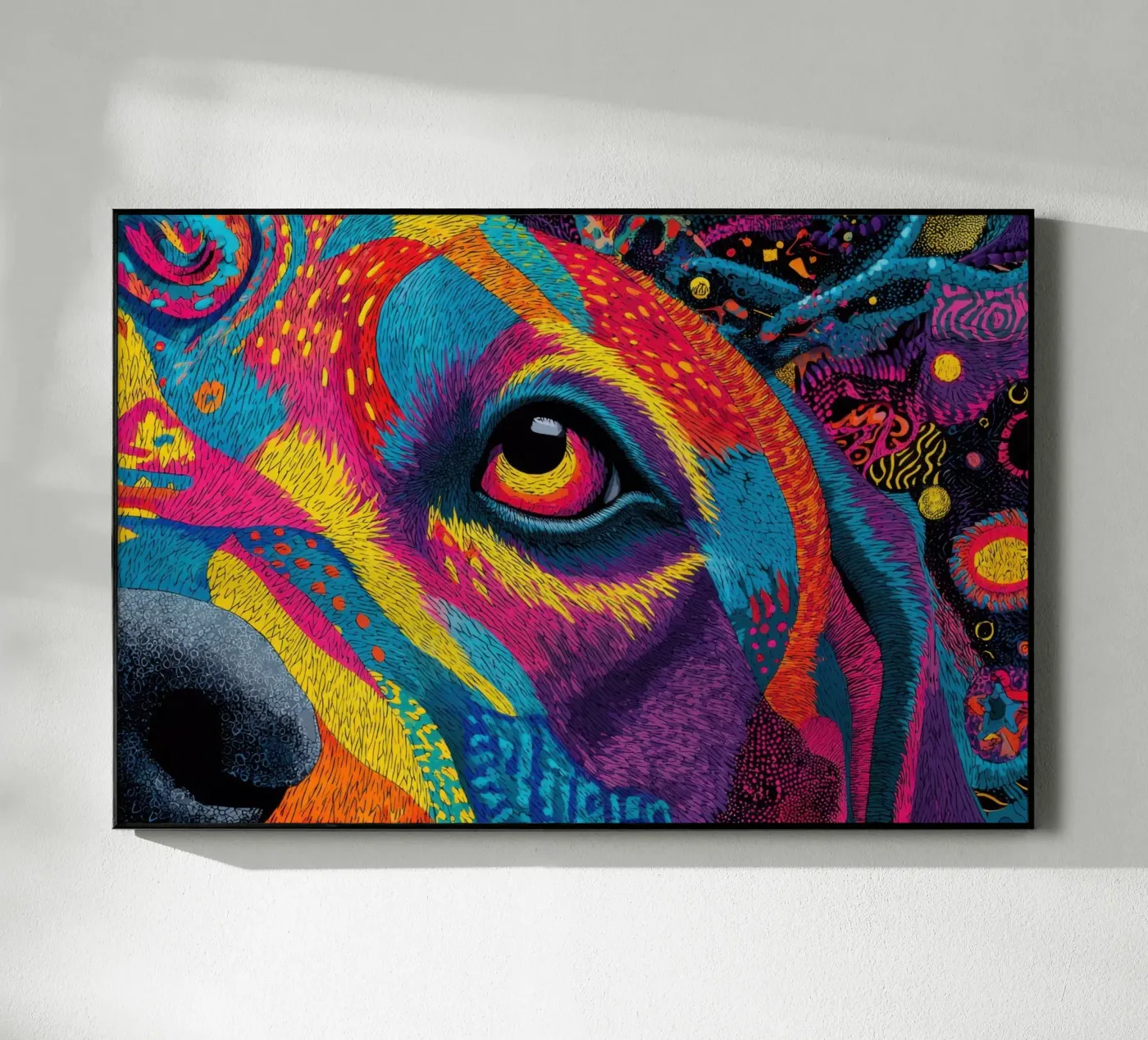 Dog acrylic glass by Art Unleashed