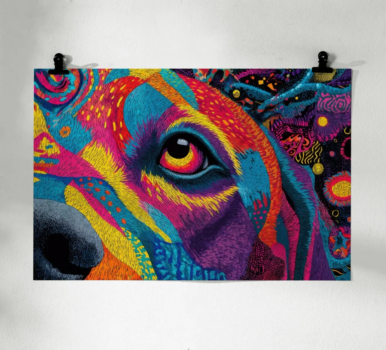 Dog poster da Art Unleashed