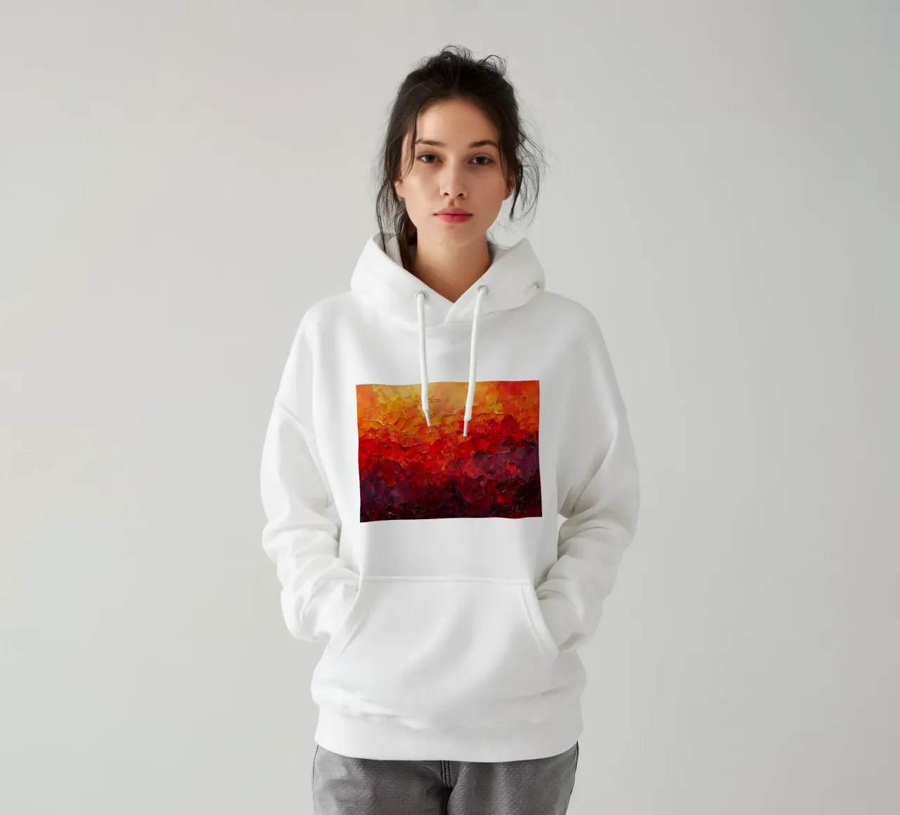 Glow felpa con cappuccio da Art Unleashed