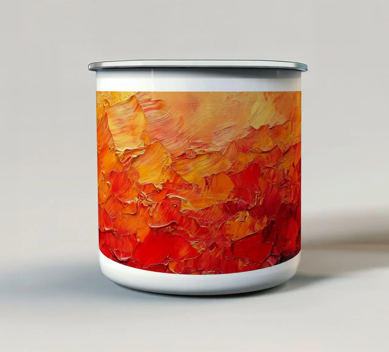 Glow tazza in smalto da Art Unleashed