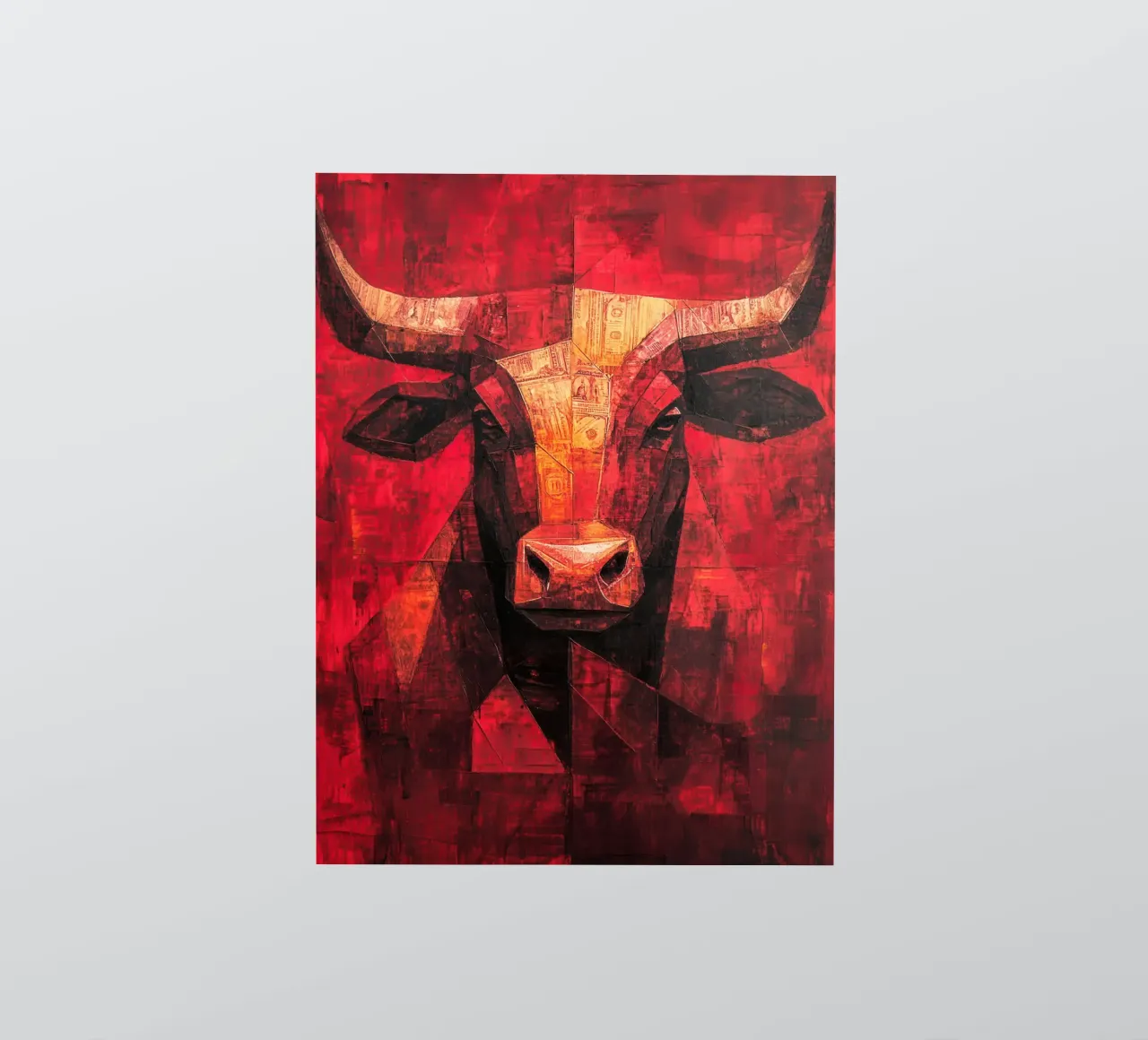 Taurus sticker by Art Unleashed