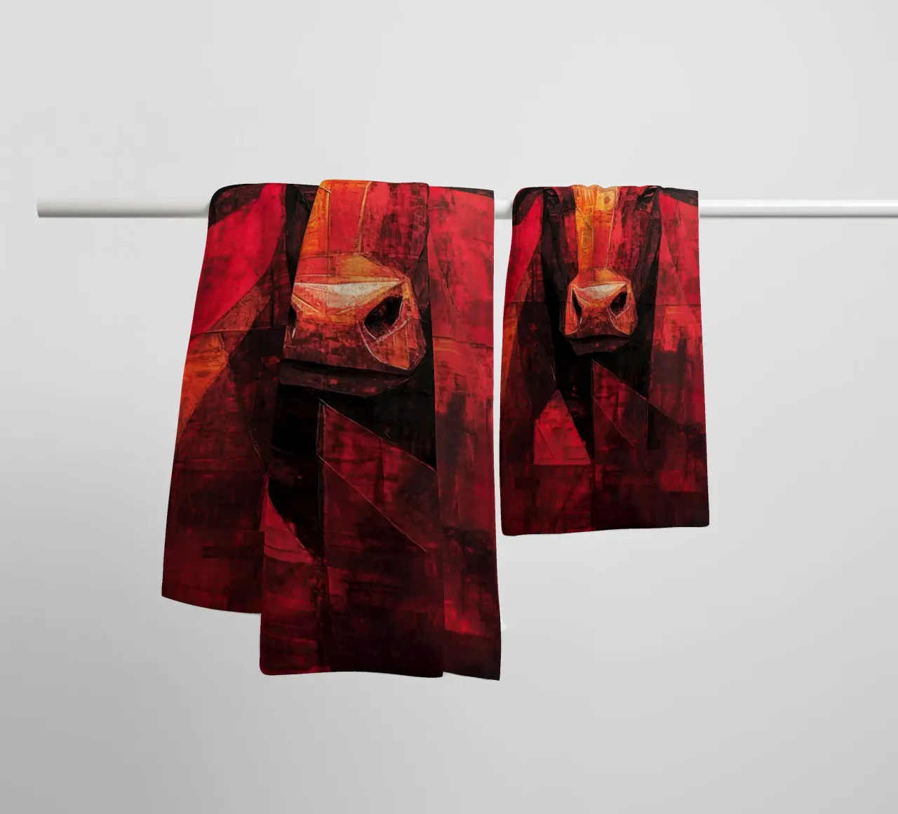 Taurus towel by Art Unleashed