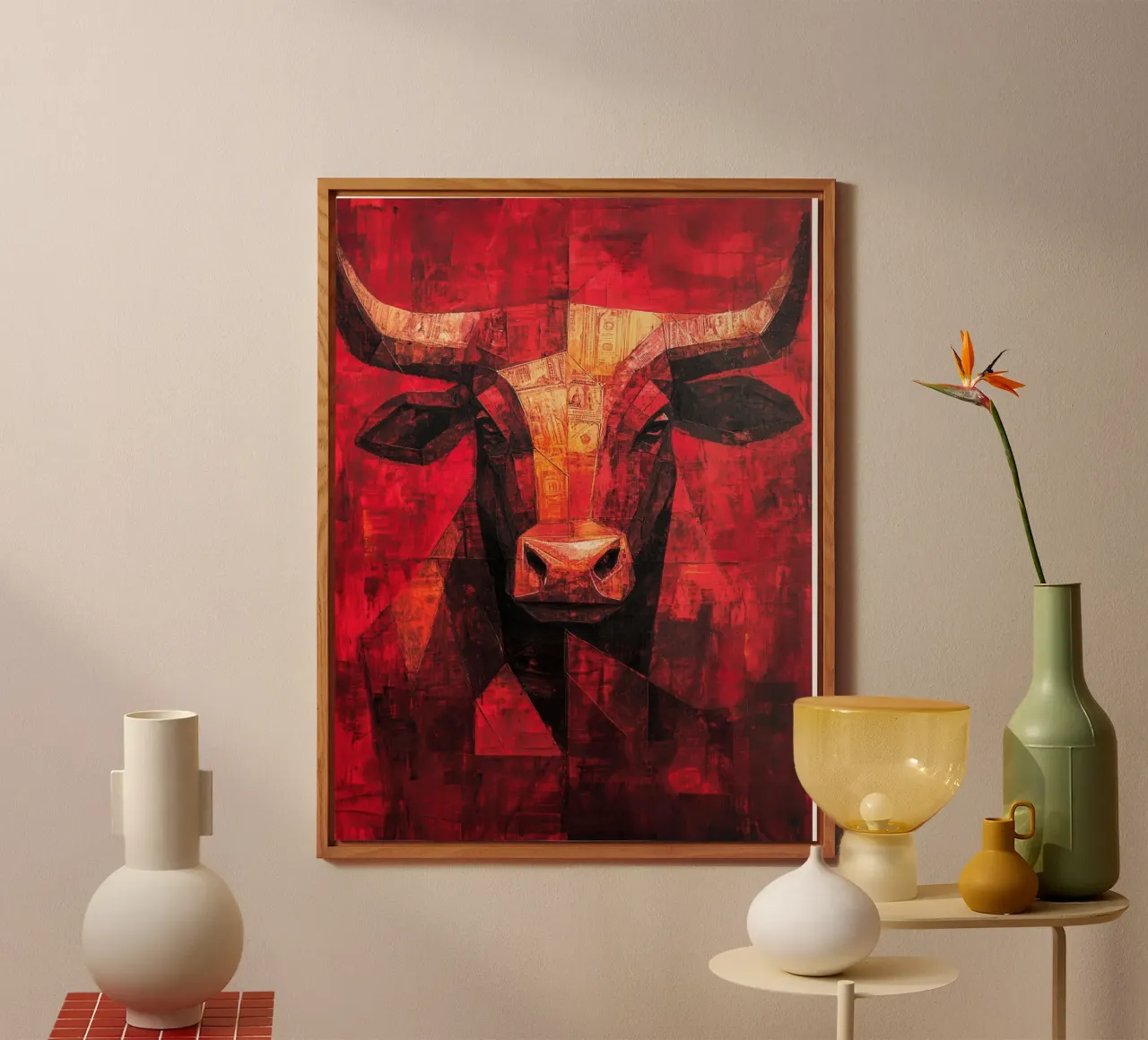 Taurus forex plate by Art Unleashed