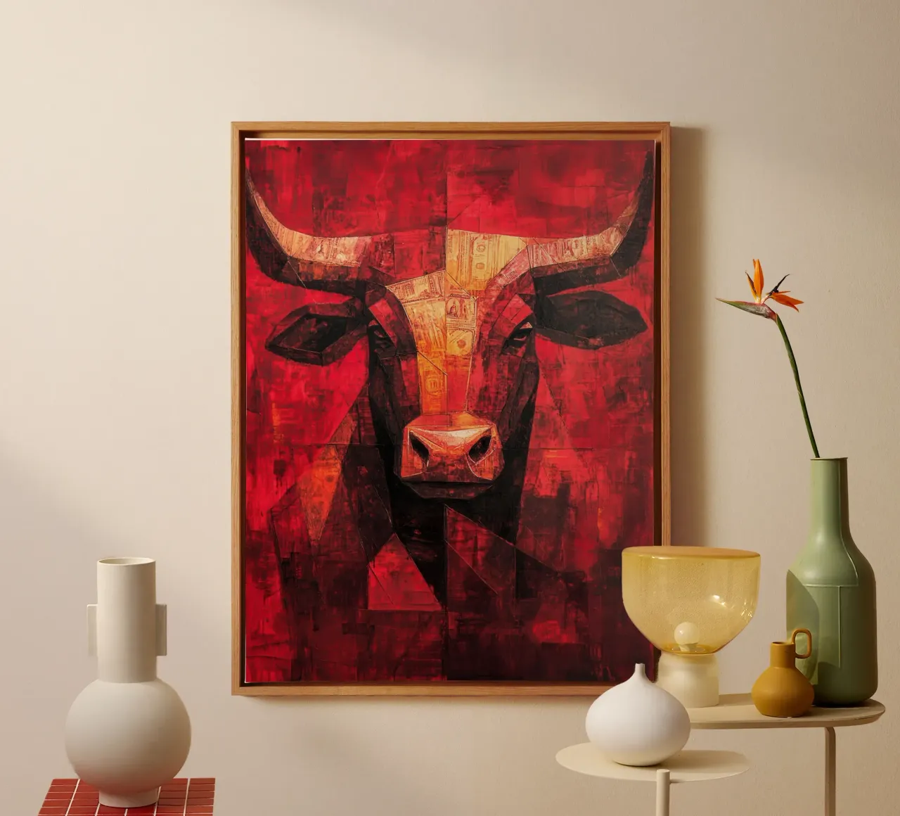 Taurus canvas van Art Unleashed