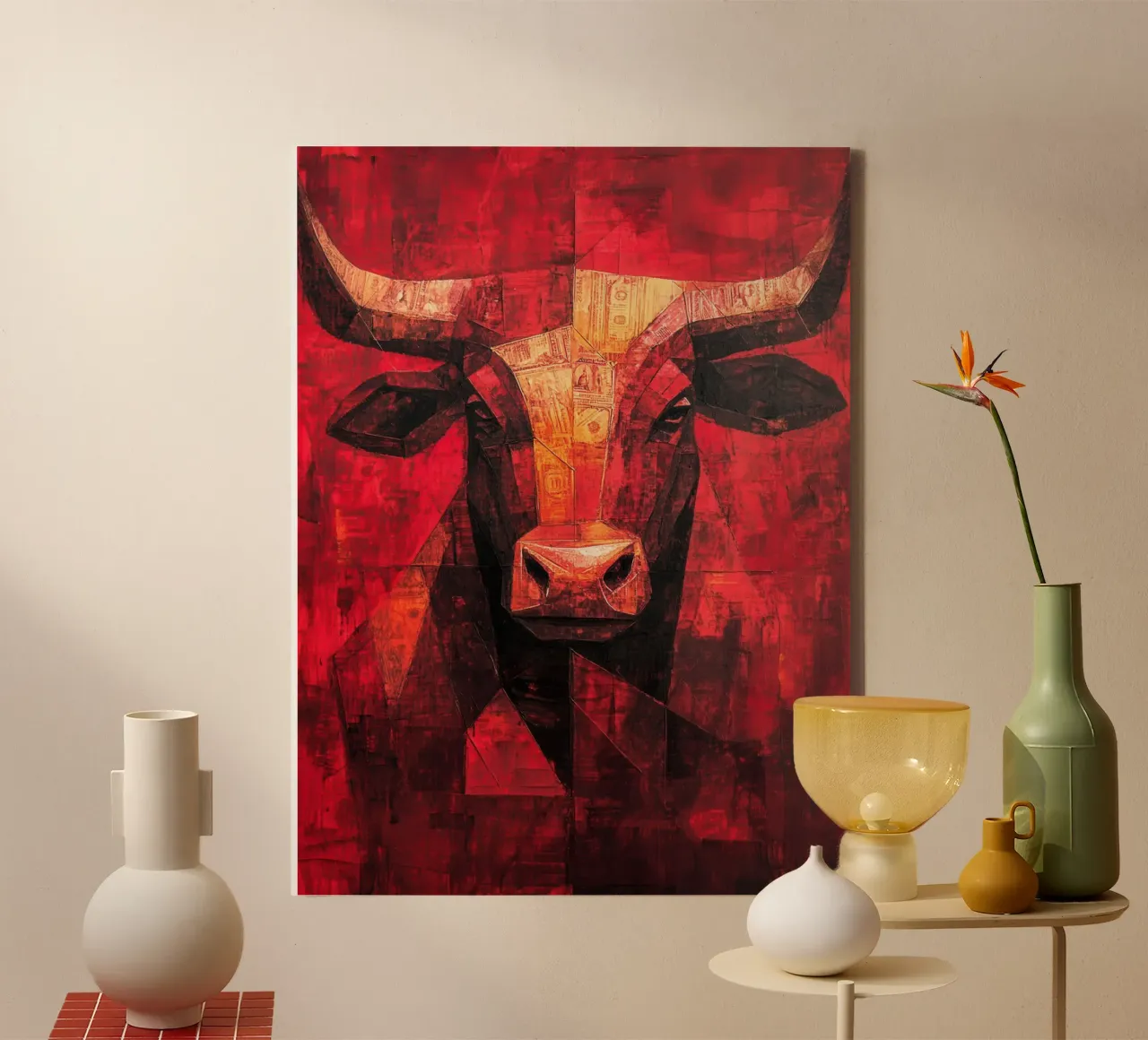 Taurus canvas van Art Unleashed