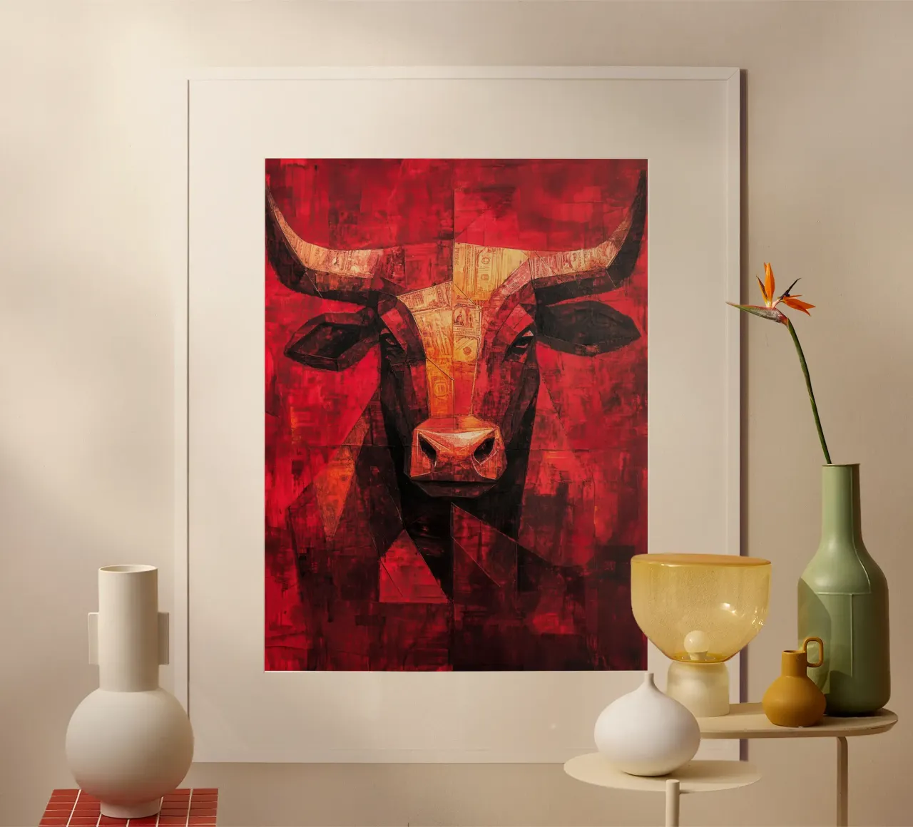 Taurus Poster von Art Unleashed