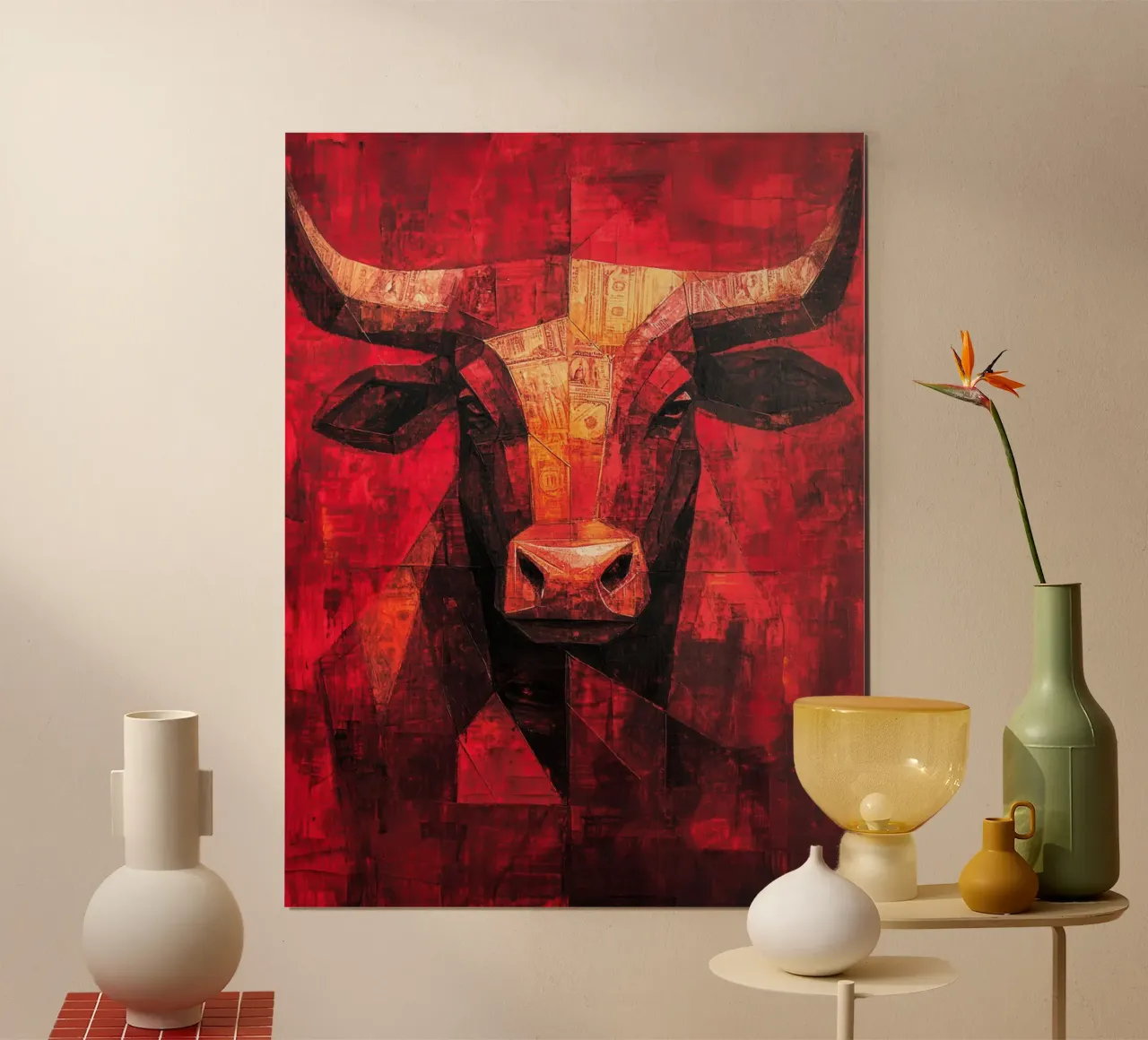 Taurus Poster von Art Unleashed