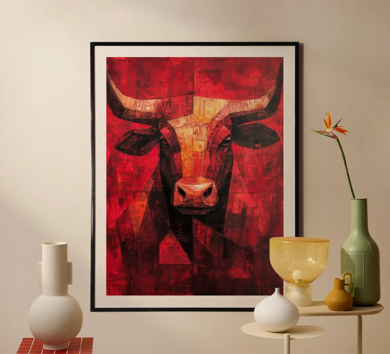 Taurus Poster von Art Unleashed