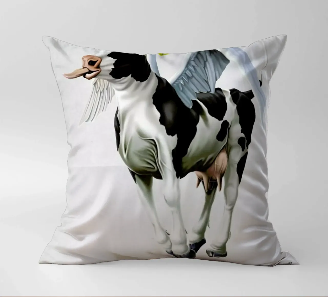 Holy Cow (Wordless) cuscino da Rob Art | Illustration