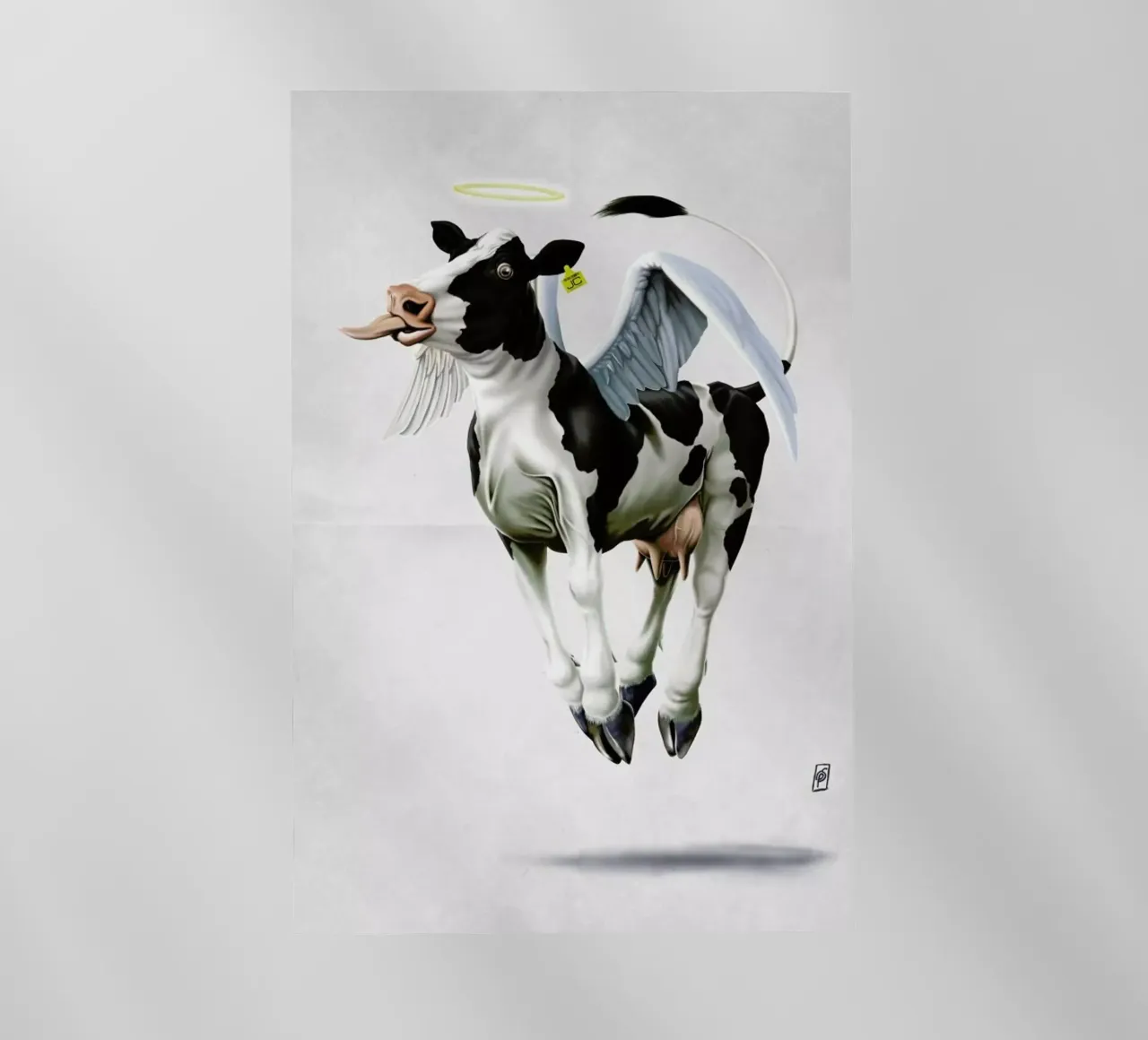 Holy Cow (Wordless) pellicola backlit da Rob Art | Illustration