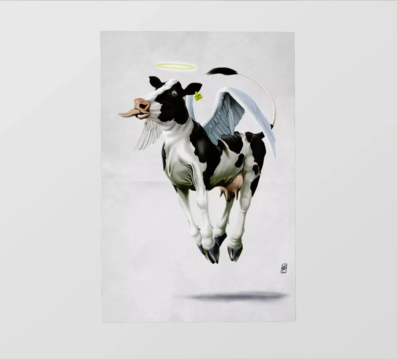 Holy Cow (Wordless) pellicola backlit da Rob Art | Illustration