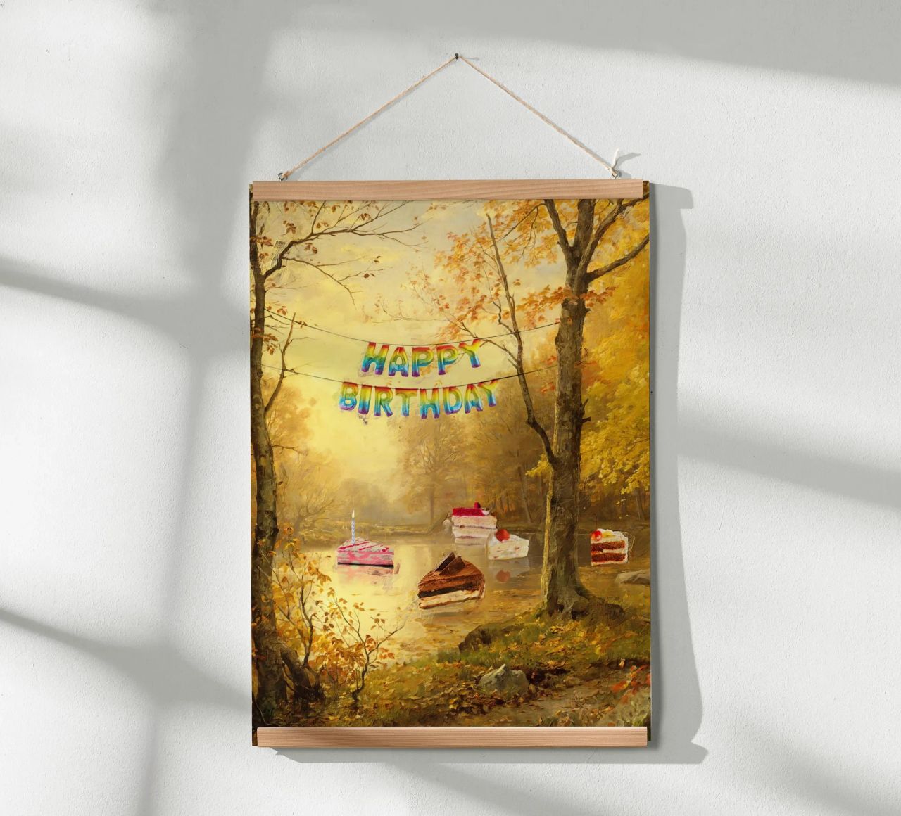 Birthday cakes Poster von Dikhotomy