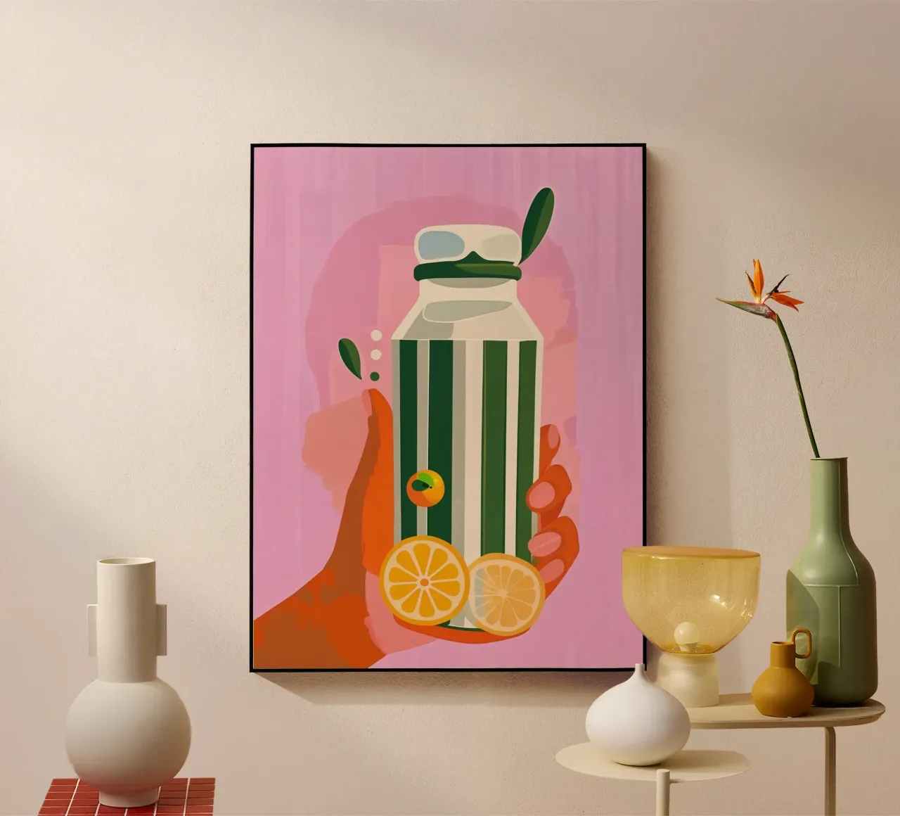 Green Tea plexiglass da Plantiful Print