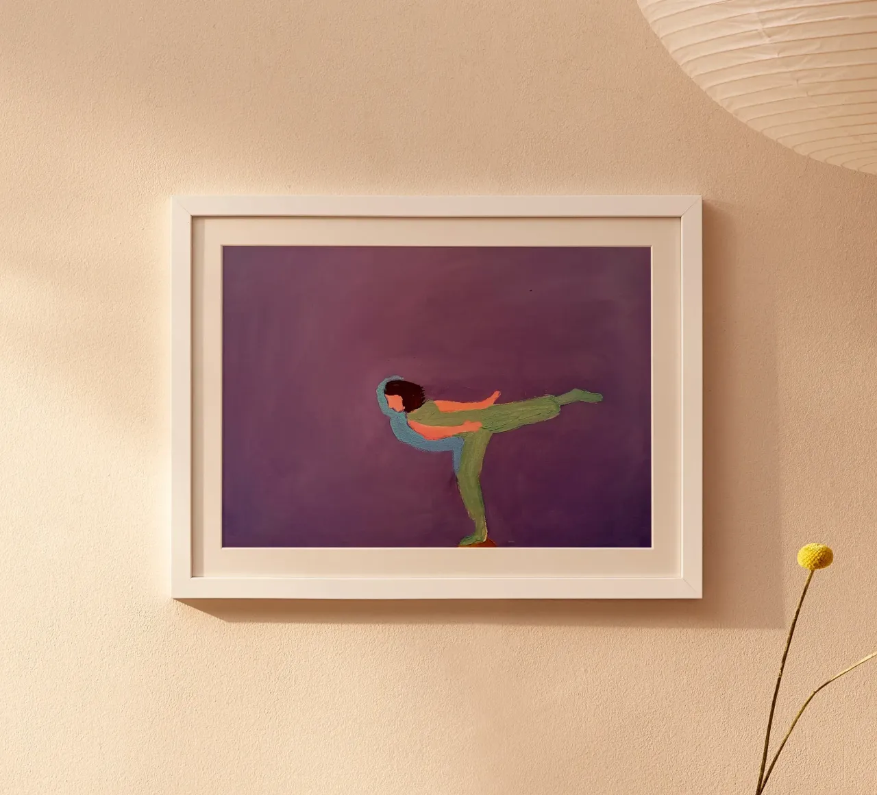 Danza viola e verde poster da tainah negreiros