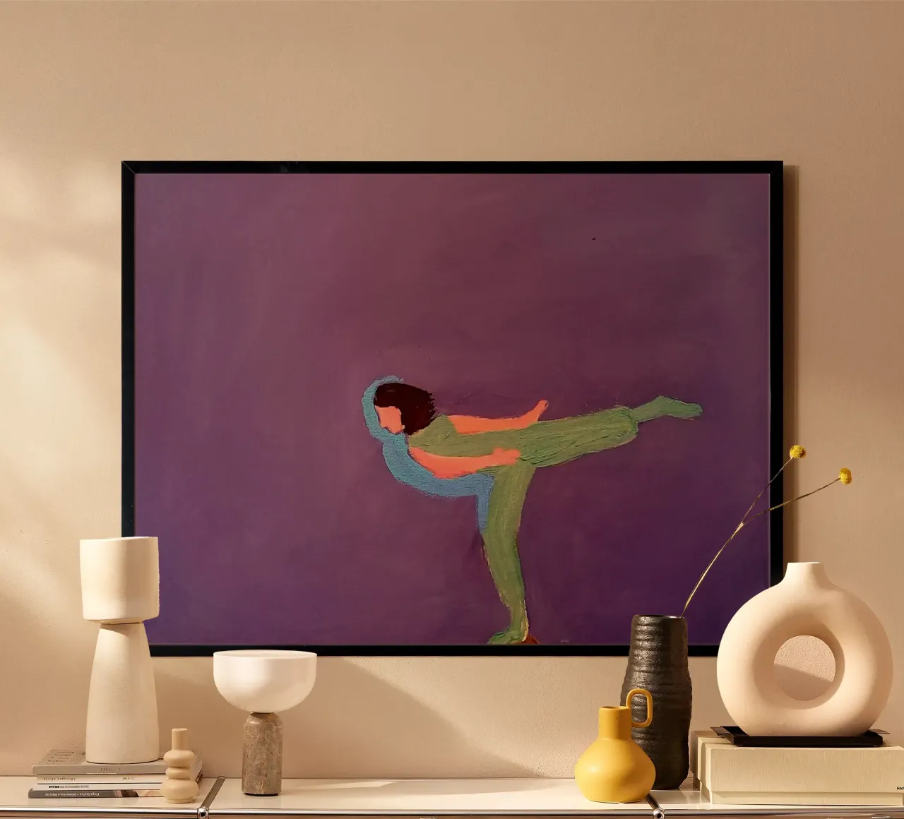 Danza viola e verde poster da tainah negreiros