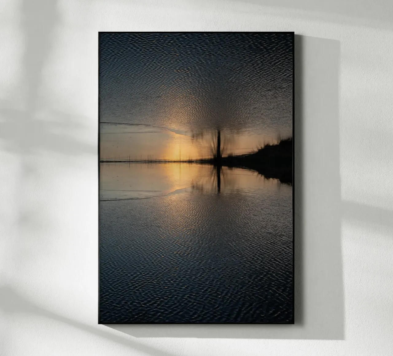 Acqua, luce solare e riflessi in inverno plexiglass da Heidemüllerin