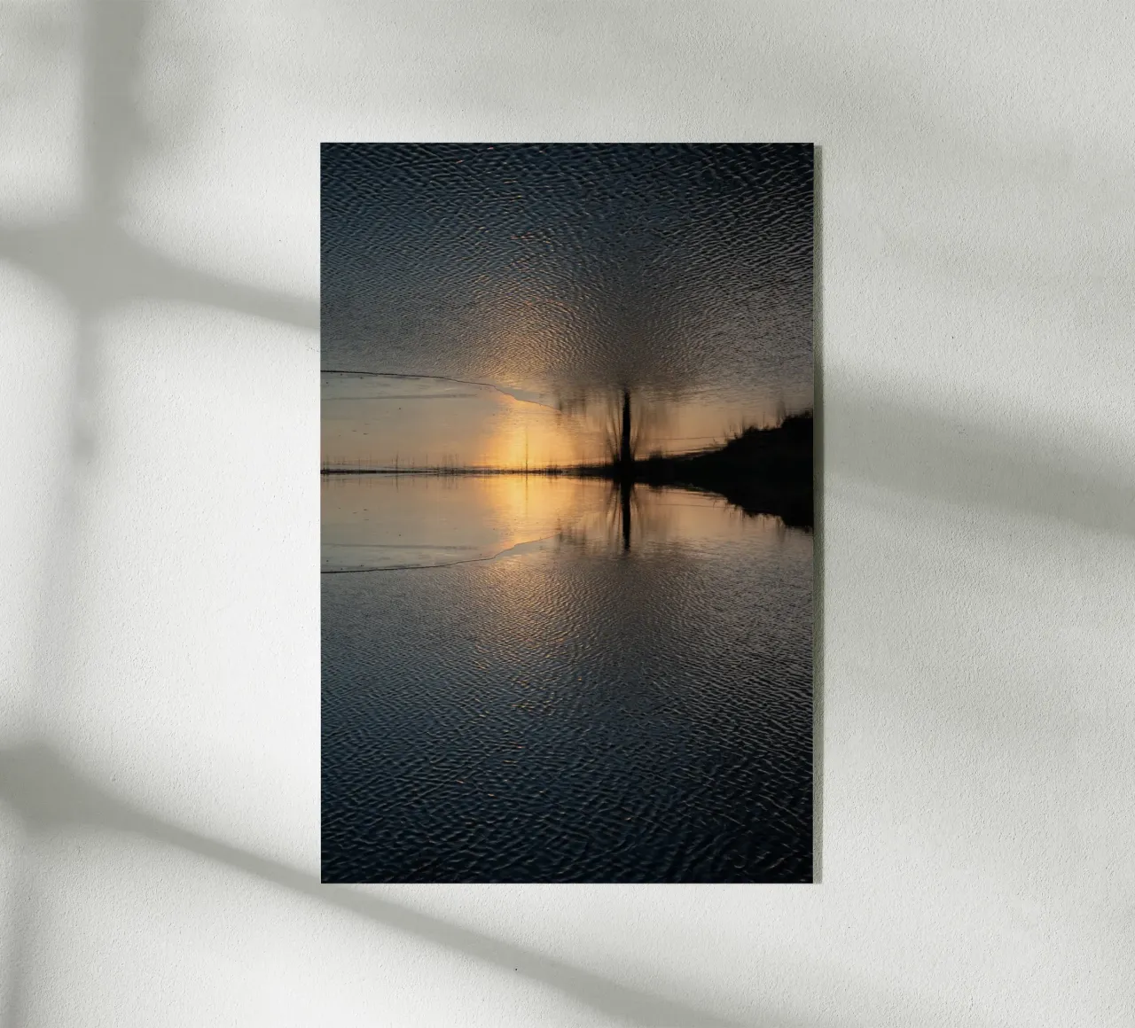 Acqua, luce solare e riflessi in inverno plexiglass da Heidemüllerin