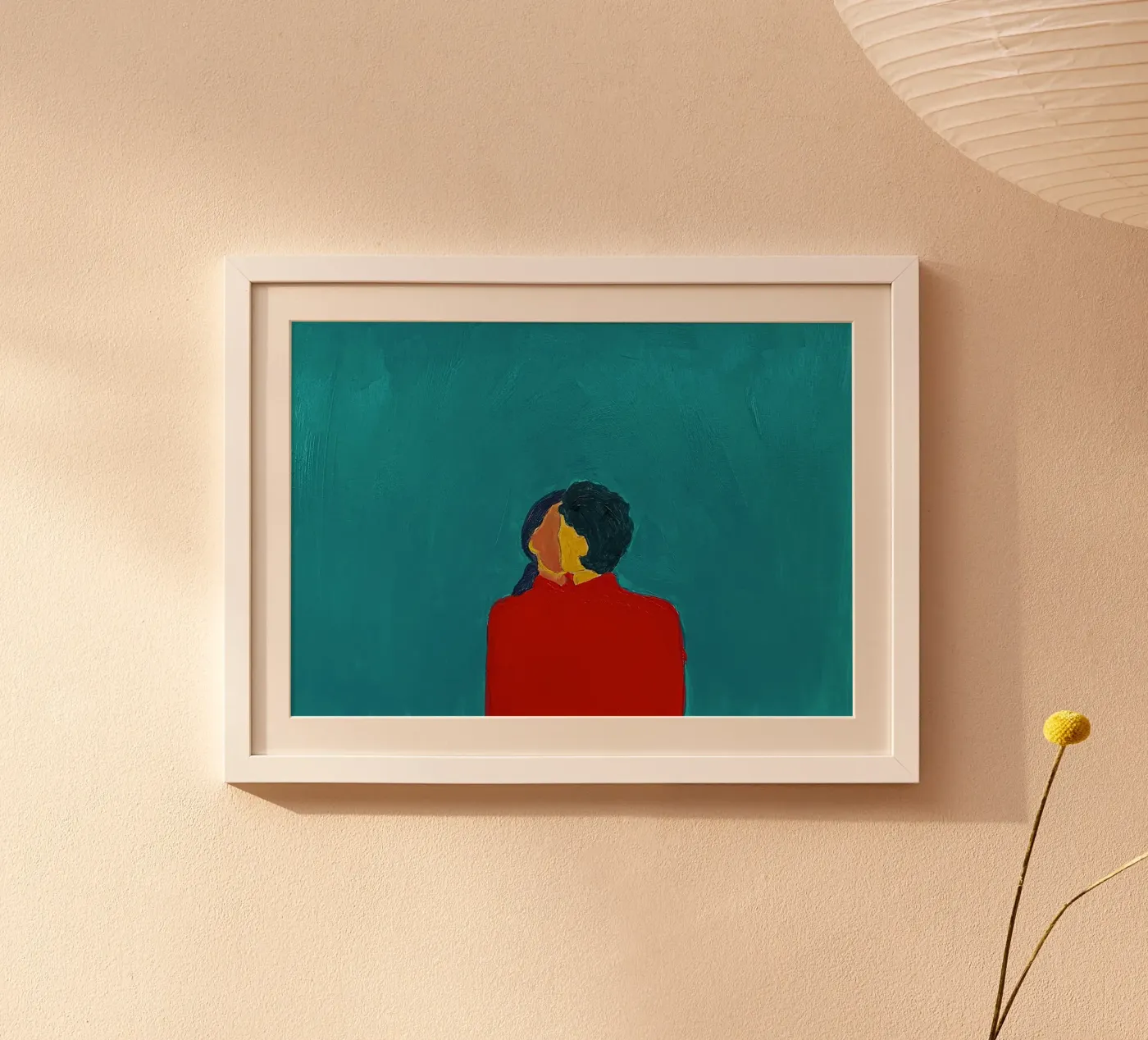 Two in Red poster by tainah negreiros