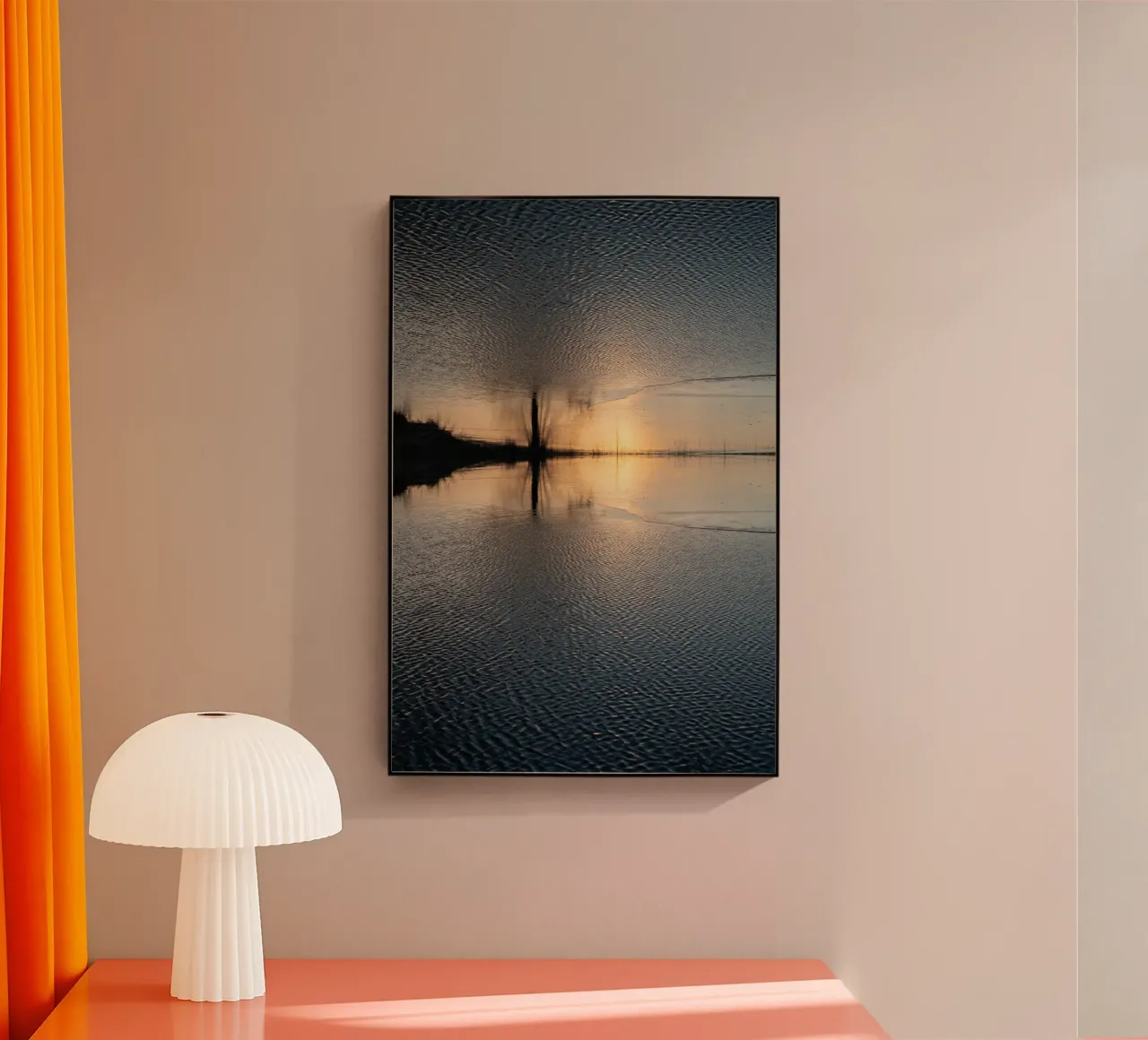 Luce solare, acqua e riflessi in inverno plexiglass da Heidemüllerin