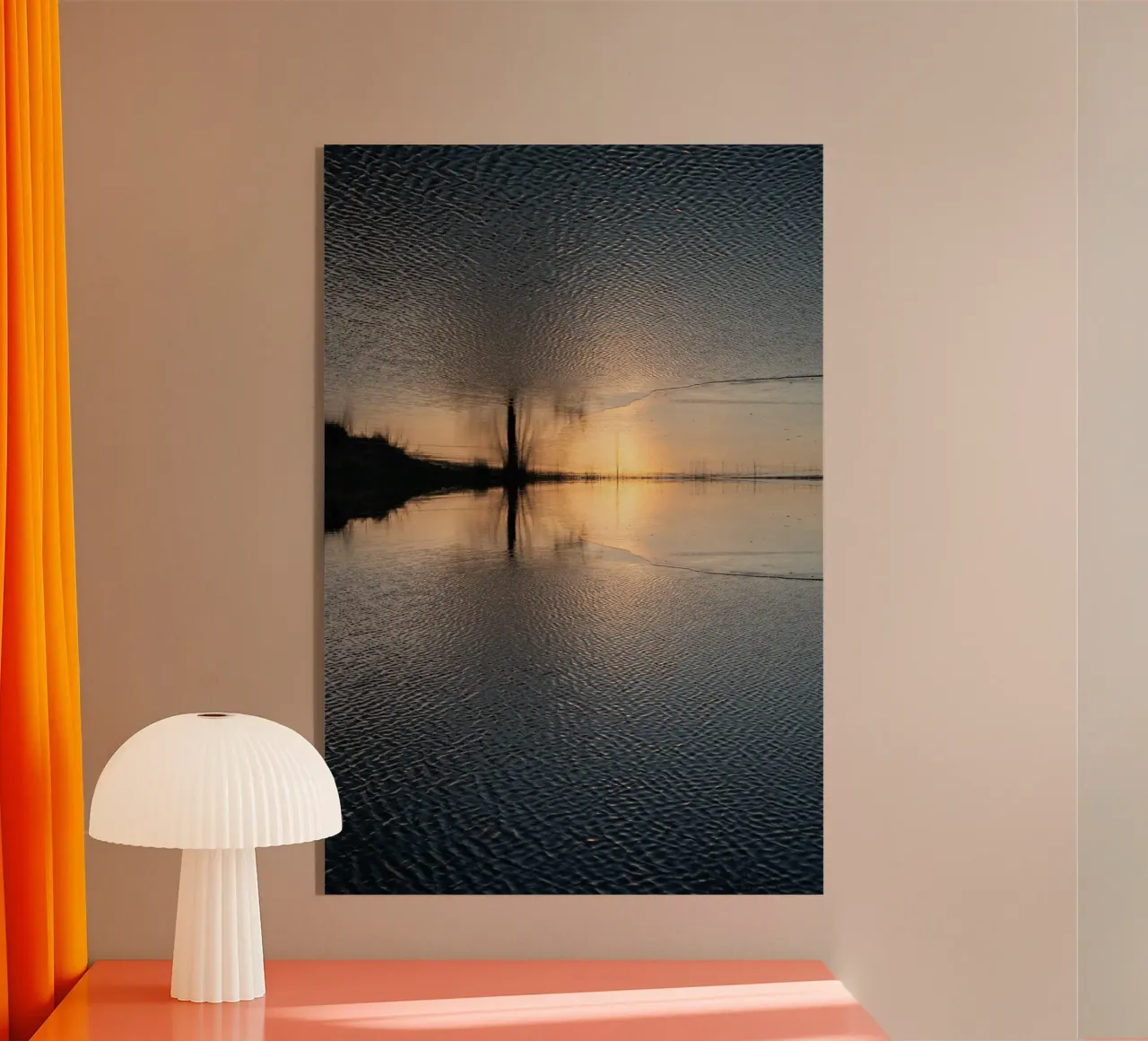 Luce solare, acqua e riflessi in inverno plexiglass da Heidemüllerin