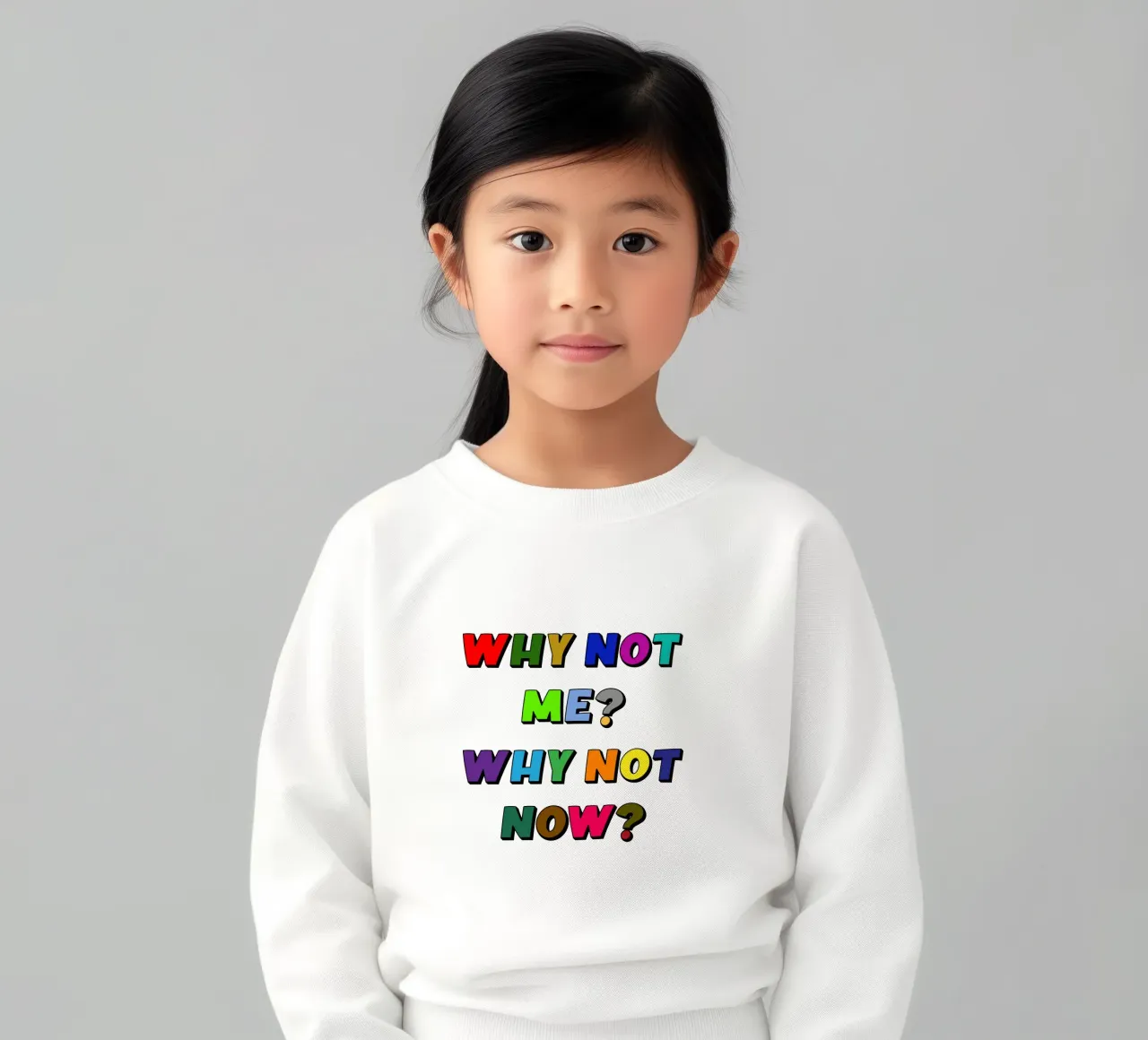 Perché non io? Perché non ora? felpa bambino da Sanavlis Studios Company