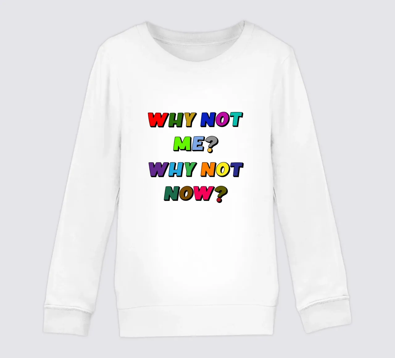 Perché non io? Perché non ora? felpa bambino da Sanavlis Studios Company