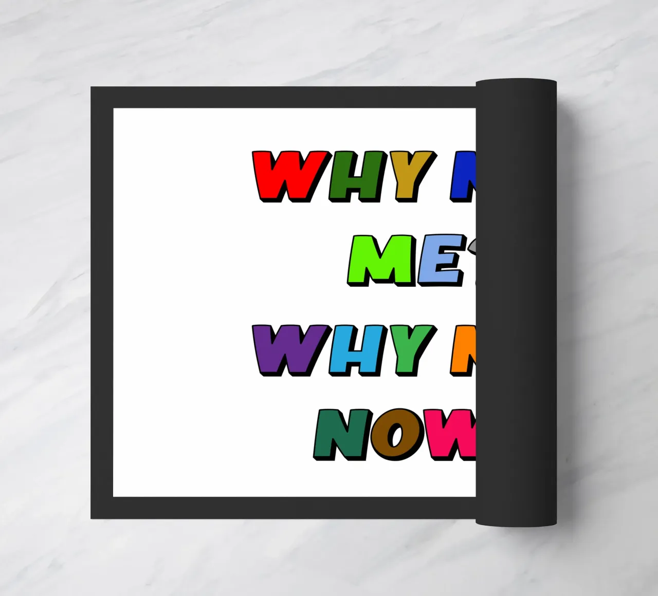 Perché non io? Perché non ora? zerbino da Sanavlis Studios Company