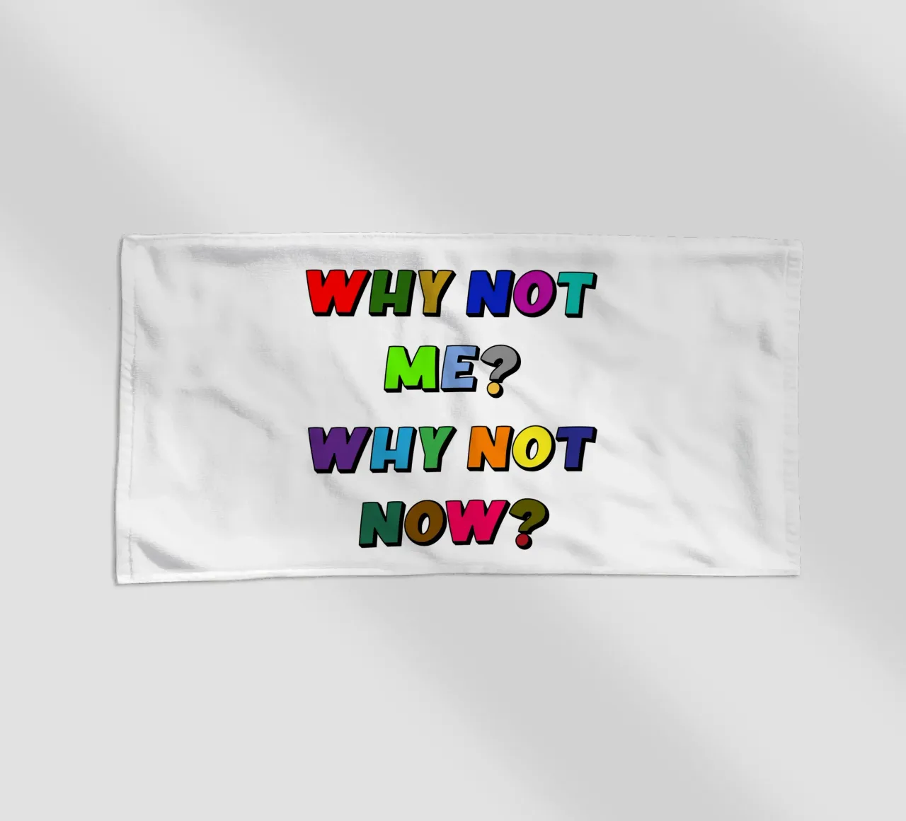 Perché non io? Perché non ora? telo mare da Sanavlis Studios Company