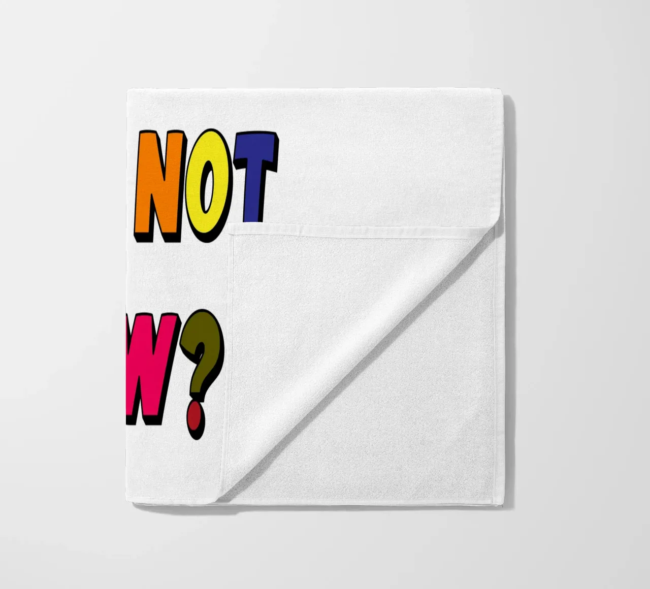 Perché non io? Perché non ora? telo mare da Sanavlis Studios Company