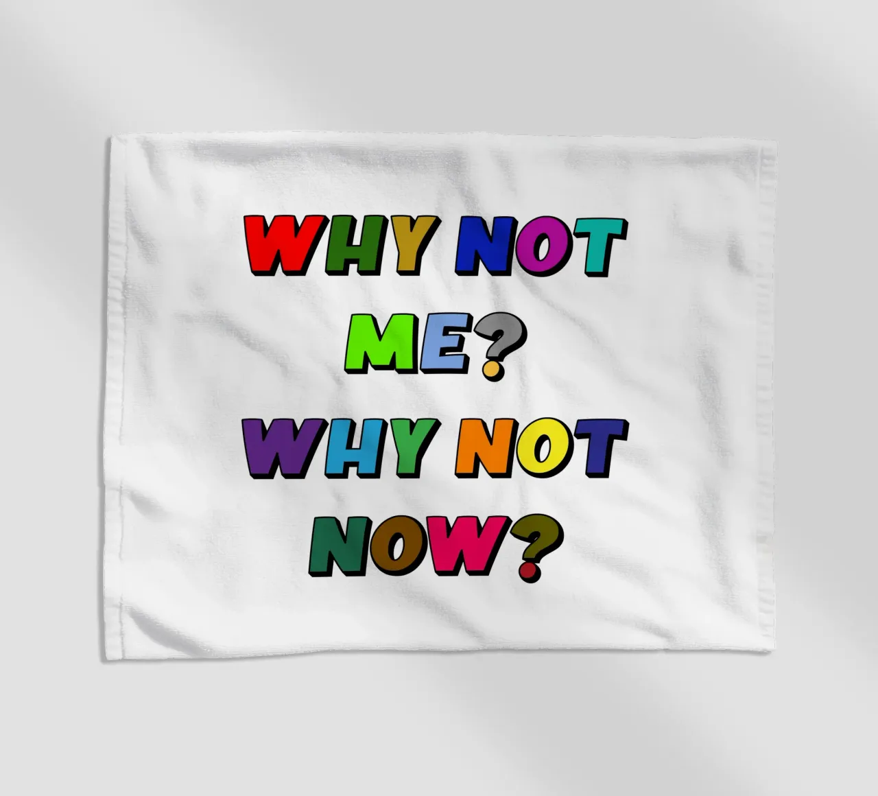 Perché non io? Perché non ora? telo mare da Sanavlis Studios Company