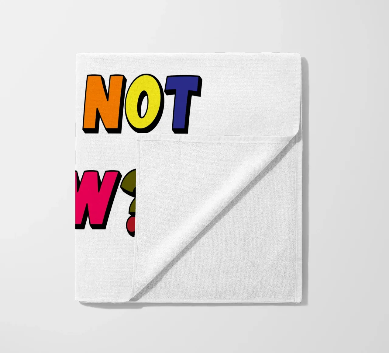 Perché non io? Perché non ora? telo mare da Sanavlis Studios Company