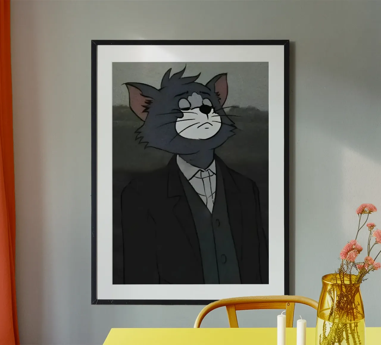 Sad Tom poster da Funny Frame Factory