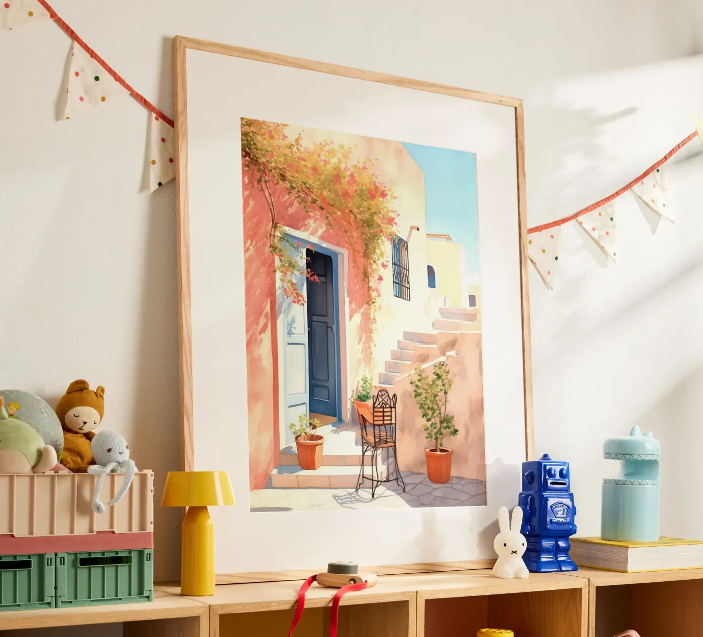 Mediterranean Patio poster da Artsy Bessy