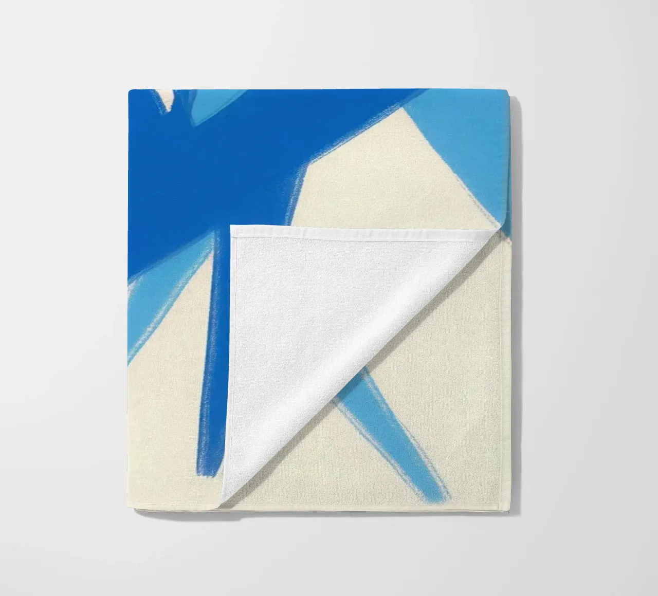 Twee zwaluwen | Paring en harmonie strandhanddoek van Autofocus