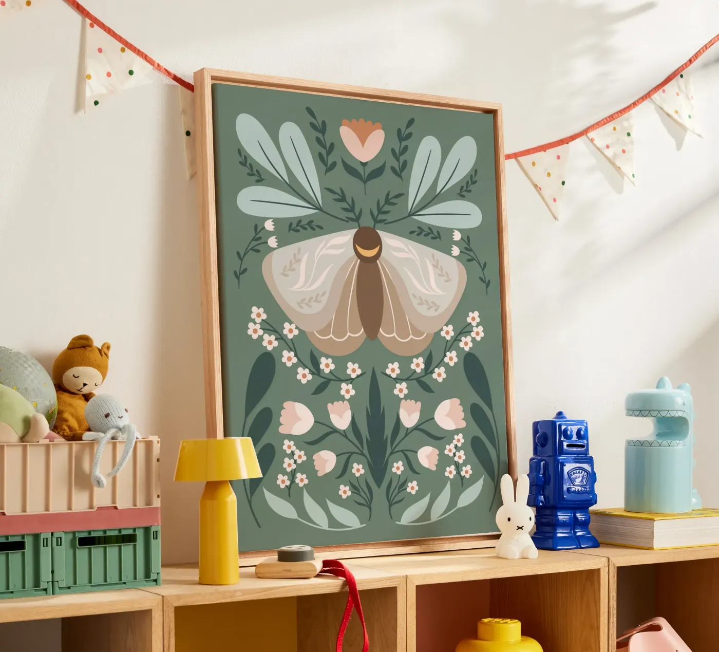 Moth Leinwand von Artsy Bessy