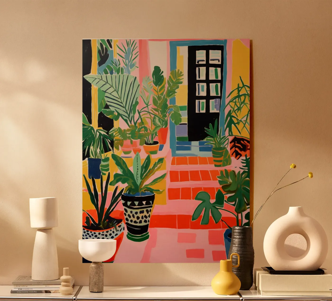 Patio acryl van Artsy Bessy