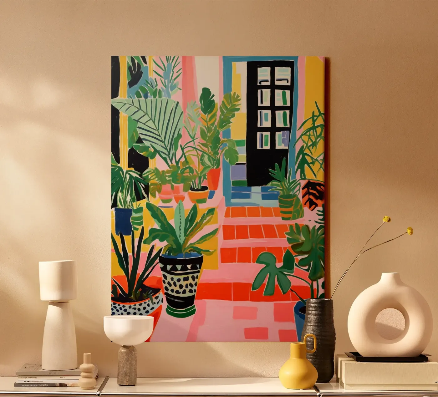 Patio canvas by Artsy Bessy