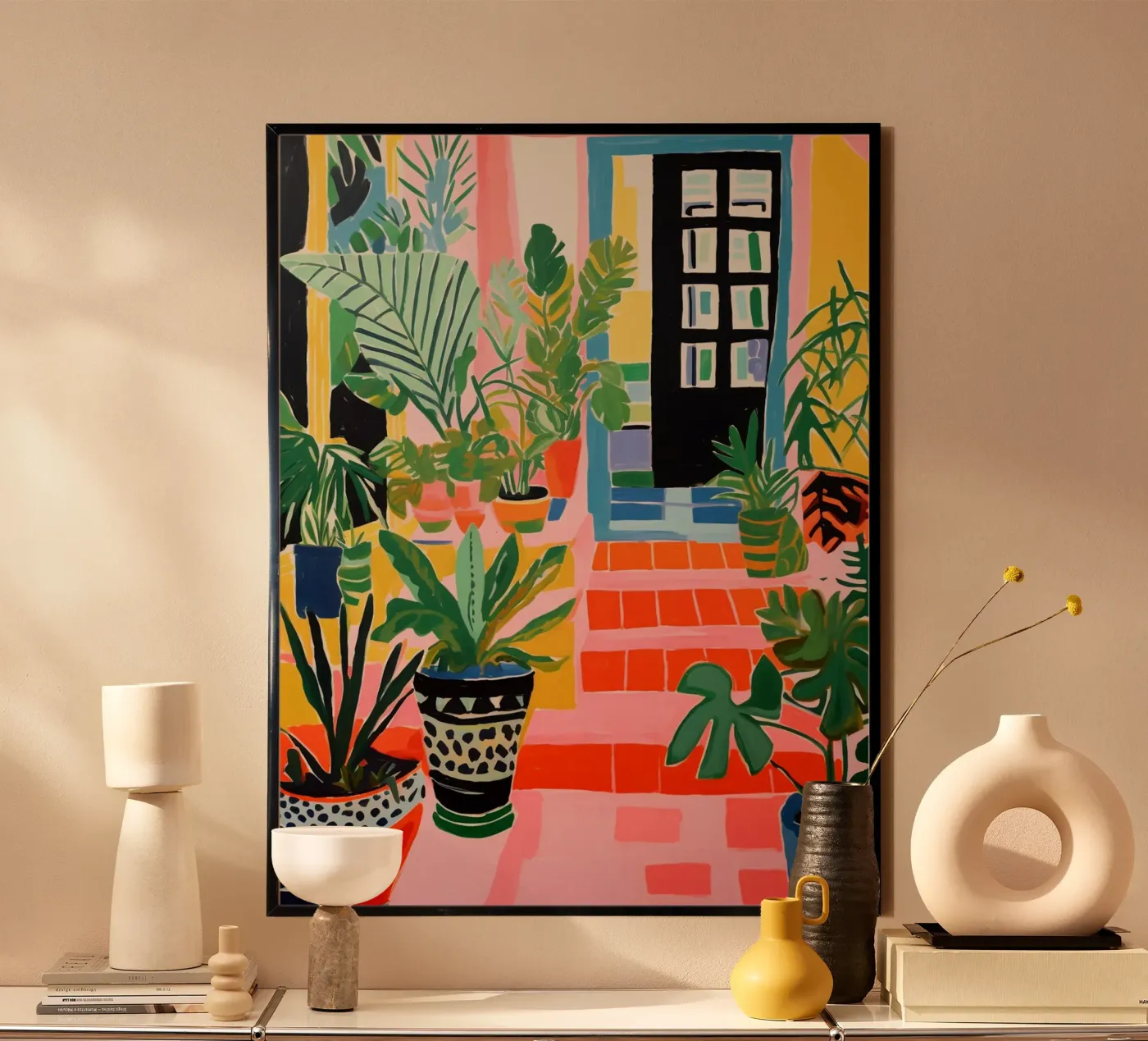 Patio poster by Artsy Bessy