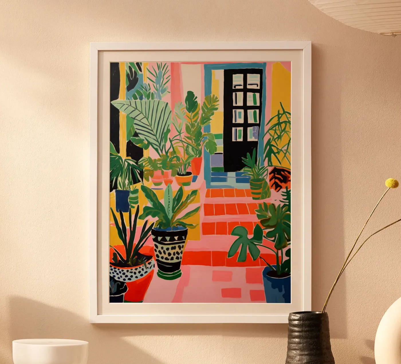 Patio poster van Artsy Bessy