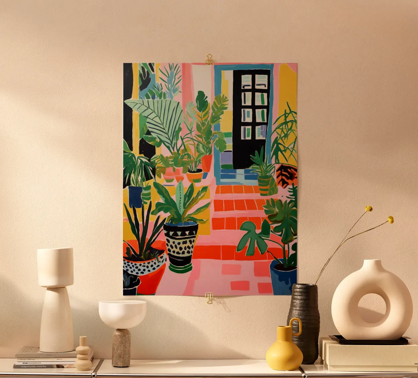 Patio poster van Artsy Bessy